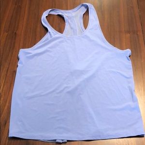 lululemon athletica Tops - Periwinkle tank with open lower back lululemon athletica Tops - Periwinkle tank with open lower back